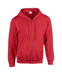 HB Zip Hooded pulóver piros AP4306-05_XXL