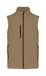 KA403 3 rétegű softshell testmelegítő mellény barna AP5035-09V_XXL
