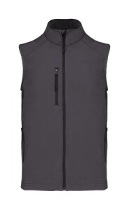 KA403 3 rétegű softshell testmelegítő mellény sötétszürke AP5035-80_XXL