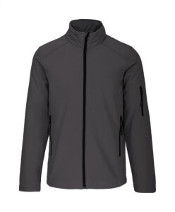 KA401 3 rétegű softshell kabát sötétszürke AP59042-80_XXL