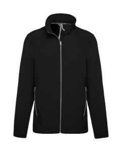 KA424 2 rétegű softshell kabát fekete AP59255-10_M