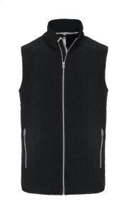 KA423 2 rétegű softshell testmelegítő mellény fekete AP592817-10_M