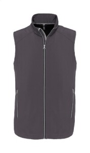 KA423 2 rétegű softshell testmelegítő mellény sötétszürke AP592817-80_XL