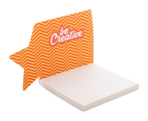 CreaStick Xmas egyediesíthető öntapadós jegyzettömb, csillag fehér AP716799-B