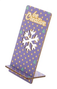 Kannykka Creative karácsonyi mobiltartó, hópehely natúr AP716835-D