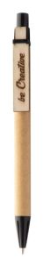 CreaClip Eco golyóstoll fekete natúr AP718189-10