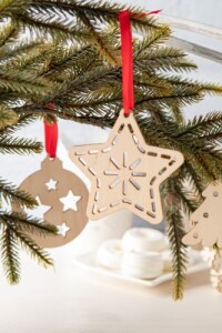 TreeCard Eco üdvözlőlap, csillag natúr AP718645-A