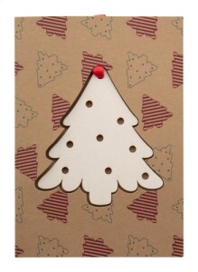 TreeCard Eco üdvözlőlap, fenyő natúr AP718645-C