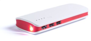 Tenak power bank piros fehér AP781878-05