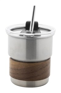 Waffee újrahasznosított rozsdamentes acél utazó pohár ezüst AP800049-21