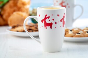 Lempaa porcelán karácsonyi bögre fehér AP803418