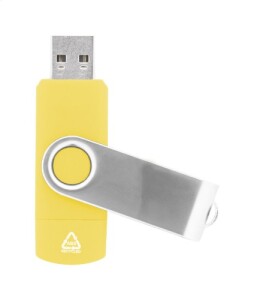 TwistDrive Plus RABS OTG USB memória sárga AP864123-02_8GB