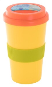 CreaCup egyediesíthető thermo pohár, gumipánt lime zöld AP892006-07_C