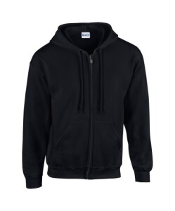 HB Zip Hooded pulóver fekete AP4306-10_XXL