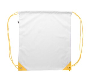 CreaDraw Plus RPET egyediesíthető hátizsák sárga fehér AP716429-02