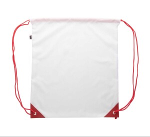 CreaDraw Plus RPET egyediesíthető hátizsák piros fehér AP716429-05