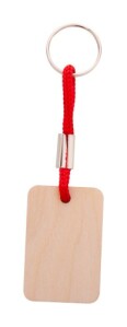 Woody Plus D egyediesíthető kulcstartó piros AP716561-05