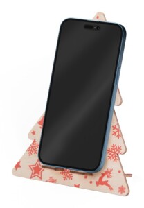 Vallvik karácsonyi asztali mobiltelefon-tartó piros natúr AP716673-05