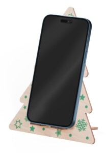 Vallvik karácsonyi asztali mobiltelefon-tartó zöld natúr AP716673-07