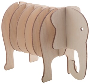Noah poháralátét készlet, elefánt natúr AP718149-B
