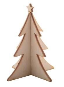 CreaX karácsonyi üdvözlőlap, karácsonyfa natúr AP718174-A