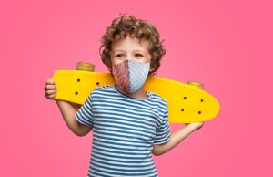 CreaMask Adjust Kids mosható szájmaszk gyerekeknek fehér AP718513-01