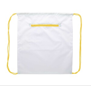 CreaDraw Zip egyediesíthető hátizsák sárga fehér AP718540-02