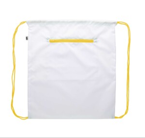 CreaDraw Zip RPET egyediesíthető hátizsák sárga fehér AP718541-02