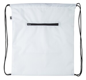 CreaDraw Zip RPET egyediesíthető hátizsák fekete fehér AP718541-10