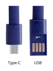 Ceyban USB töltős karkötő kék AP721101-06