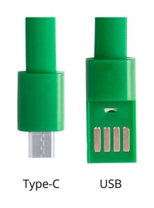 Ceyban USB töltős karkötő zöld AP721101-07