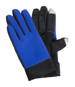 Vanzox érintőképernyős sport kesztyű kék fekete AP721211-06