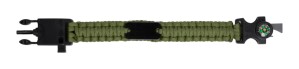 Kupra túlélési karkötő zöld fekete AP721473-07