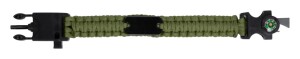 Kupra túlélési karkötő zöld fekete AP721473-07