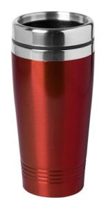 Domex pohár piros ezüst AP721614-05