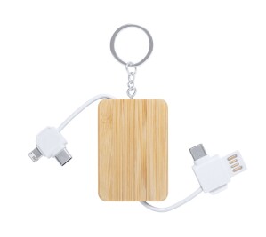 Rusell kulcstartó USB töltőkábellel fehér AP722043-01