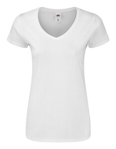 Iconic V-Neck Women női póló fehér AP722435-01_L