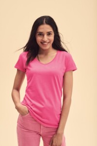 Iconic V-Neck Women női póló pink AP722443-25_L