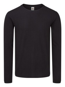 Iconic Long Sleeve hosszúujjú póló fekete AP722446-10_XL