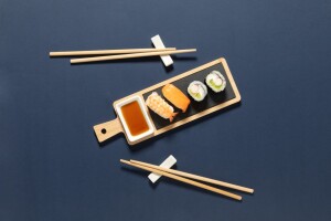 Gunkan sushi tálaló készlet natúr AP722506