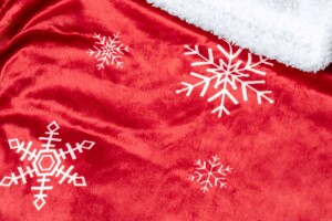 Ricord karácsonyi takaró piros AP722554-05