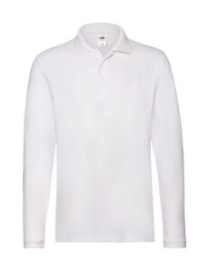 Premium Long Sleeve galléros póló fehér AP722863-01_L