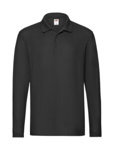 Premium Long Sleeve galléros póló fekete AP722863-10_S