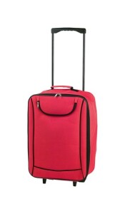 Soch összehajtható gurulós bőrönd piros AP731769-05