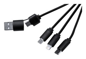 Lawrence USB töltőkábel fekete AP733406