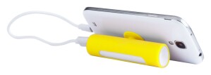 Khatim USB power bank sárga fehér AP741468-02