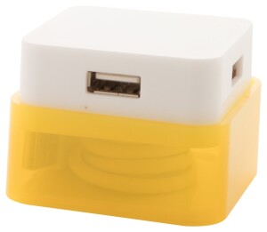 Dix USB elosztó sárga fehér AP741482-02