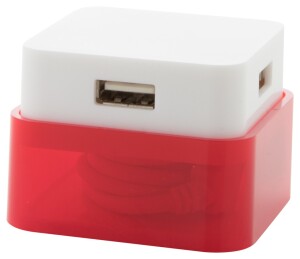 Dix USB elosztó piros fehér AP741482-05