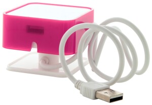 Dix USB elosztó pink fehér AP741482-25