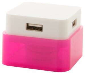 Dix USB elosztó pink fehér AP741482-25